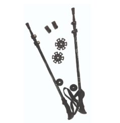 Bâtons de Trekking Montagne Blanche Ajustable